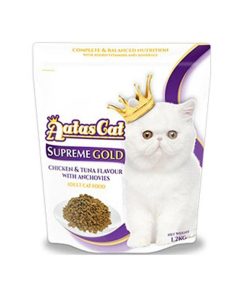 Aatas Cat Dry Food Supreme Gold Chicken and Tuna with Anchovies 1
