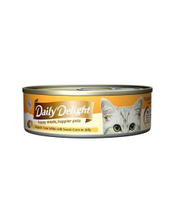 Daily Delight Cat Food Jelly Skipjack Tuna with Sweet Corn 80gr