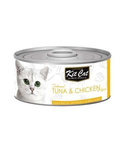 Kit Cat Canned Food Tuna and Chicken 80g