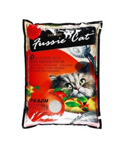 Fussie Cat Litter Peach Scoopable 10L