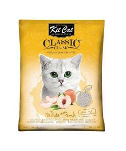 Kit Cat Classic Clump Cat Litter White Peach 10L