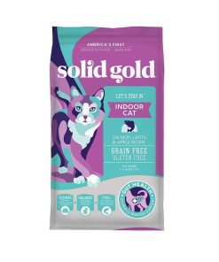 Solid Gold Cat Dry Food Lets Stay In Salmon, Lentils and Apple 1