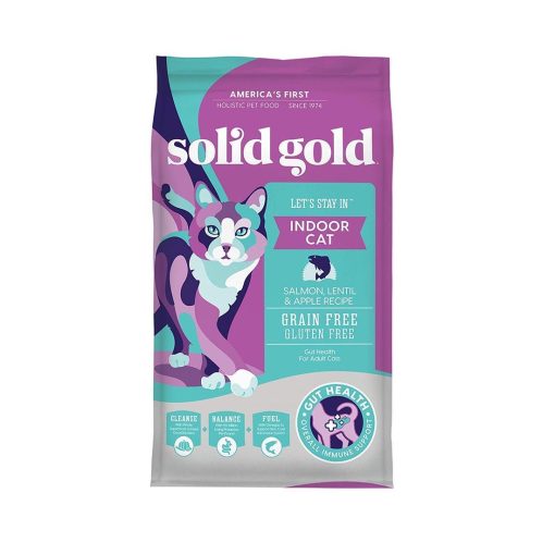 Solid Gold Cat Dry Food Lets Stay In Salmon, Lentils and Apple 1
