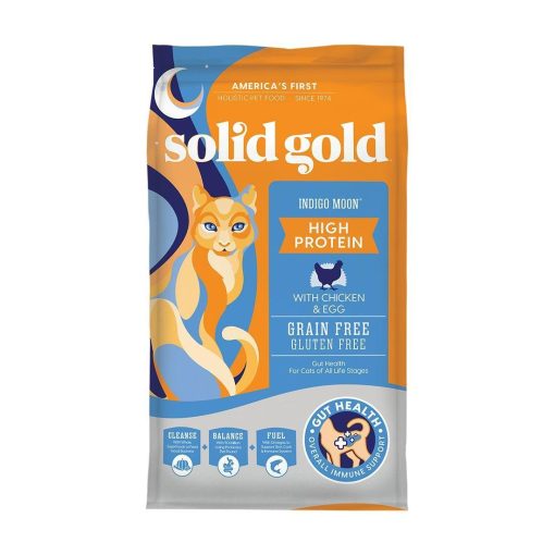 Solid Gold Cat GF Indigo Moon with Chicken and egg 6lb
